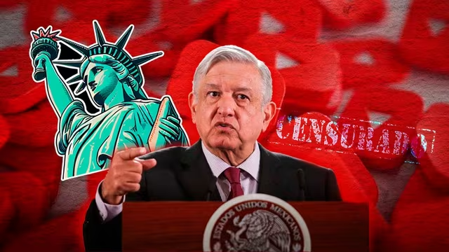 AMLO tunde a YouTube y dice que la estatua de la libertad es un símbolo vacío